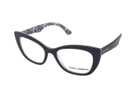 Okulary korekcyjne, oprawki, szkła - Dioptrie szkieł Dolce & Gabbana DG3360 3414 - miniaturka - grafika 1