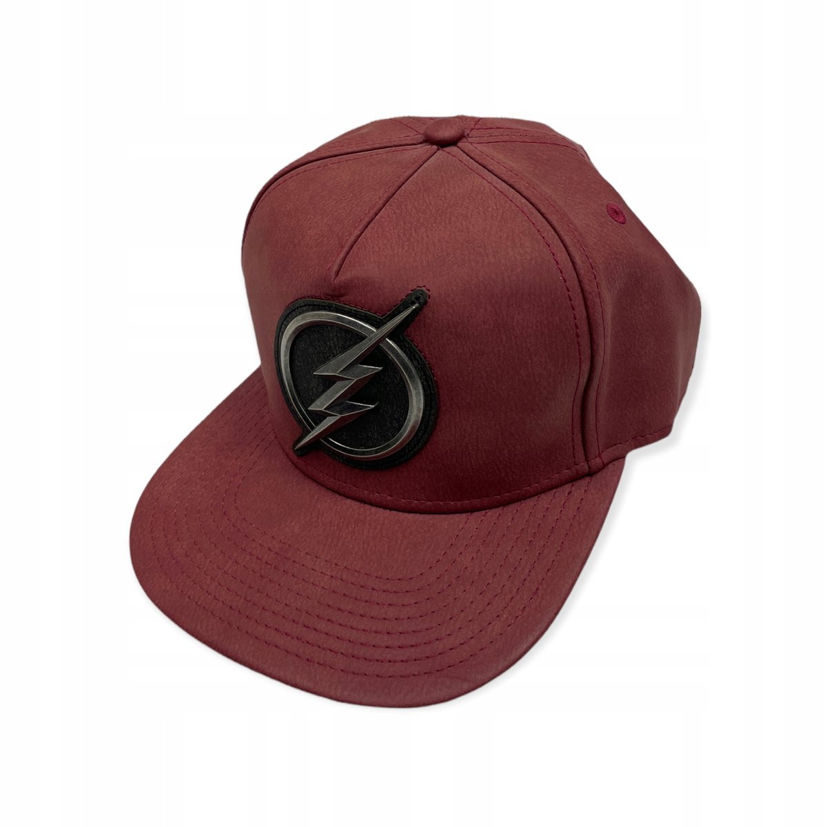 Czapka z daszkiem Snapback Flash imitacja skóry