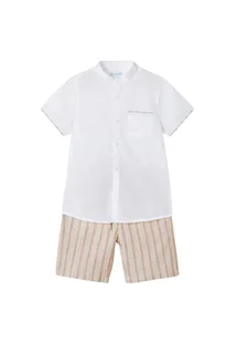 Completo short e camicia in lino Bambino Mayoral 3240-BEIGE - Kombinezony dla dzieci - miniaturka - grafika 1