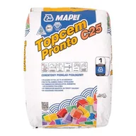 Zaprawy budowlane - Zaprawa Topcem pronto C25 bags 25 kg Mapei - miniaturka - grafika 1