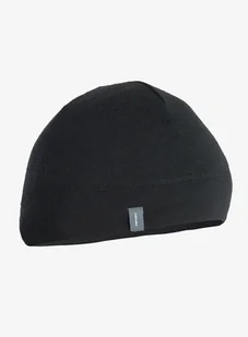 Czapka termoaktywna Icebreaker Merino 260 Ridge Beanie - black - Czapki damskie - miniaturka - grafika 1