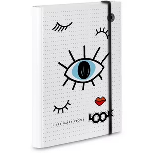 Teczka A4 skrzydłowa z gumką Look MIX - Ziemia Obiecana - Teczki i skoroszyty - miniaturka - grafika 1