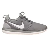 Buty dla dziewczynek - Buty dziecięce Nike 844653004 ROSHE TWO (GS) Szare - miniaturka - grafika 1