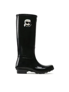 KARL LAGERFELD Kalosze KL47090N Czarny - Kalosze damskie - miniaturka - grafika 1