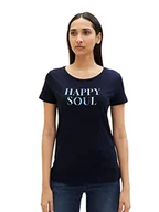 Koszulki i topy damskie - TOM TAILOR T-shirt damski, 10668 - Sky Captain Blue, M - miniaturka - grafika 1