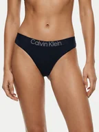 Majtki damskie - Calvin Klein Underwear Stringi LV00QD5292 Granatowy - miniaturka - grafika 1