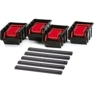 Pojemniki przemysłowe - Skrzynka narzędziowa SETTRUCK czarna 58x23,5x13 cm - miniaturka - grafika 1