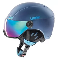 Kaski narciarskie - Uvex hlmt 400 visor style 2018 granatow - miniaturka - grafika 1