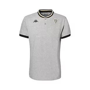 Kappa Męska koszulka polo Rotini SCO Angers, szara, S - Koszulki męskie - miniaturka - grafika 1