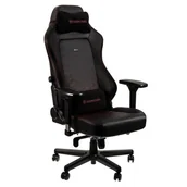 Fotele gamingowe - noblechairs Fotel gamingowy noblechairs HERO czarny czerwone obszycie NBL-HRO-PU-BRD - miniaturka - grafika 1