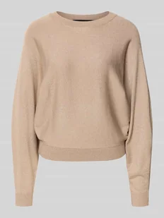 Sweter o kroju relaxed fit z dzianiny z mieszanki wiskozy model ‘HAPPYGLITTER’ - Swetry damskie - miniaturka - grafika 1