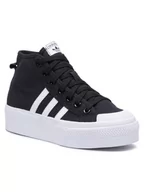 Trampki damskie - Adidas Buty Nizza Platform Mid W FY2783 Czarny - miniaturka - grafika 1