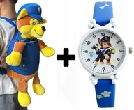 Plecaki szkolne i tornistry - Plecaczek plecak przedszkolny dziecięcy dla chłopca PSI PATROL + ZEGAREK - miniaturka - grafika 1