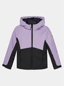 Kurtki narciarskie - 4F Kurtka narciarska 4FJAW23TTJAF292 Fioletowy Regular Fit - miniaturka - grafika 1