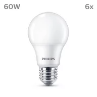 Żarówki LED - Philips LED E27 8W 806lm 2 700K mat 6 szt. - miniaturka - grafika 1