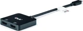 Huby USB - Club3D MST Hub USB 3.2 Typ C > 2x HDMI 4K60 Hz+100 W PD St/Bu detaliczny - miniaturka - grafika 1