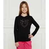 Bluzy dla dziewczynek - Pinko UP Bluzka | Regular Fit - miniaturka - grafika 1