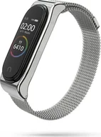 Akcesoria do smartwatchy - Tech-Protect BRANSOLETA TECH-PROTECT MILANESEBAND DO XIAOMI MI BAND 3/4 SILVER - miniaturka - grafika 1