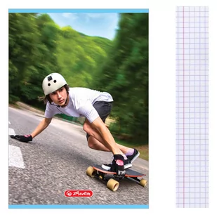 Zeszyt A5 16 kartek w kratkę Sport HERLITZ - Zeszyty szkolne - miniaturka - grafika 1