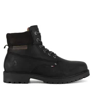 Botki męskie - Trapery U.S. Polo Assn. YUMI002M/DL1 Czarny - miniaturka - grafika 1