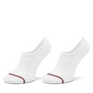 Skarpetki damskie - Zestaw 2 par stopek unisex Tommy Hilfiger 701228179 Biały - miniaturka - grafika 1
