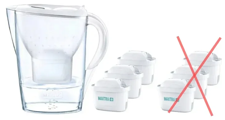 Dzbanek filtrujący Dzbanek filtrujący BRITA Marella 2,4L biały 3 wkłady