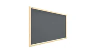 Tablice i flipcharty - Tablica korkowa szary kolor korka (rama drewniana) 60x40 cm - miniaturka - grafika 1