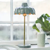Lampy stojące - PR Home Wells lampa stołowa różowa/złota - miniaturka - grafika 1