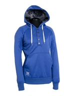 Bluzy damskie - Nitro Damska bluza z kapturem PULLY HD, true blue, XS - miniaturka - grafika 1