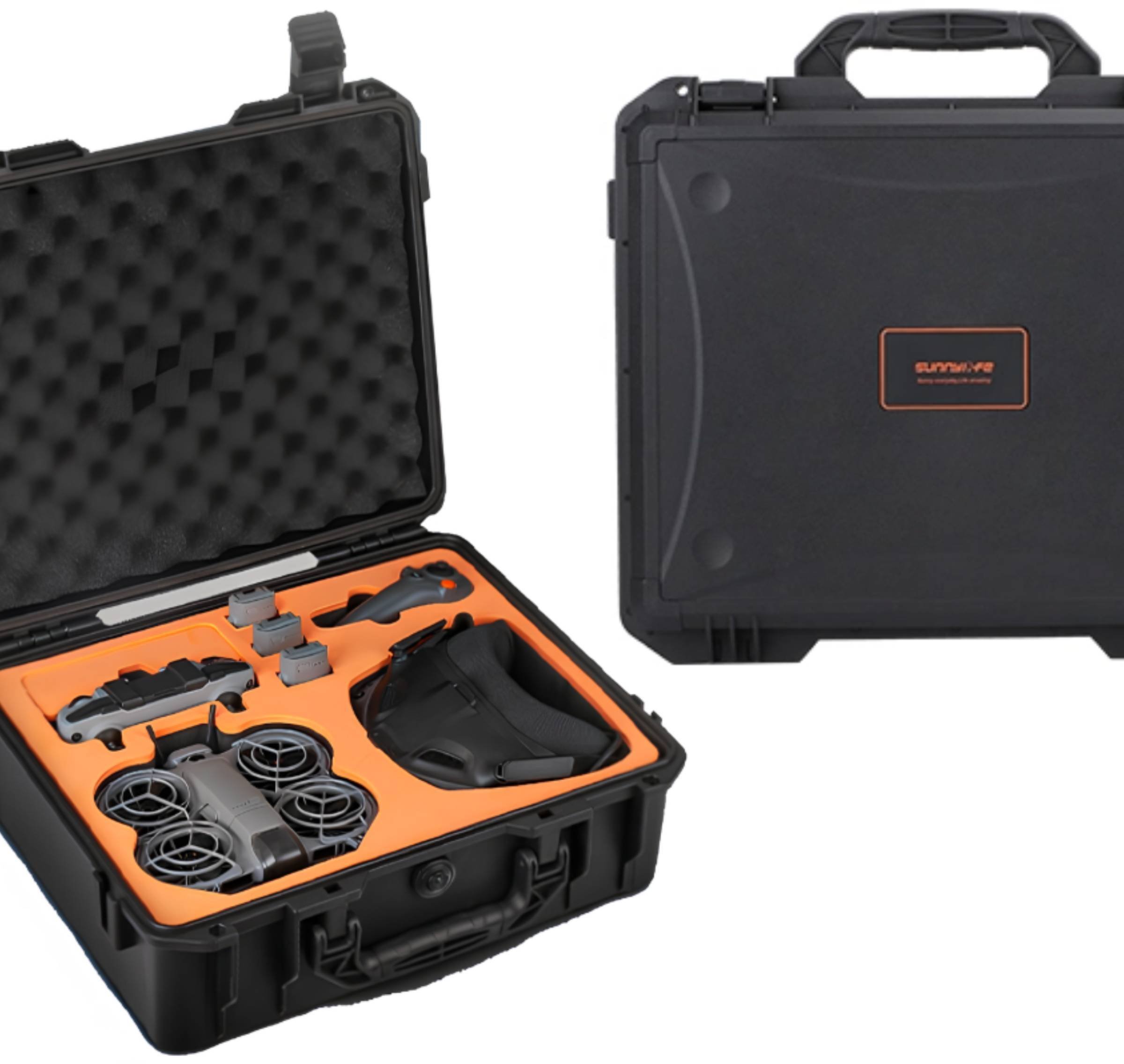 WODOODPORNA WALIZKA HARD CASE NA DJI NEO 2 Z RC-N3, GOGGLES N3, RC MOTION 3 I 7 BATERIAMI
