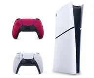 Konsole Playstation - Sony PlayStation 5 Slim Digital + DualSense Cosmic Red - miniaturka - grafika 1