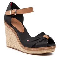 Espadryle damskie - Tommy Hilfiger Espadryle Elena 56D FW0FW00905 Black 990 - miniaturka - grafika 1