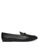 Półbuty damskie - LOVE MOSCHINO Loafersy JA10031G1OIE0000 Czarny - miniaturka - grafika 1