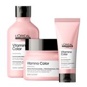 Zestawy kosmetyków damskich - Loreal Vitamino Color, zestaw do włosów farbowanych, szampon + odżywka + maska - miniaturka - grafika 1