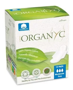 Organyc Podpaski higieniczne z bio-bawełny ze skrzydełkami na dzień () GreenLine-1016-uniw - Podpaski - miniaturka - grafika 1