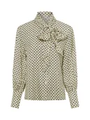 Bluzki damskie - Tommy Hilfiger Bluzka damska Kobiety wiskoza żółty|wielokolorowy wzorzysty, 34 - miniaturka - grafika 1