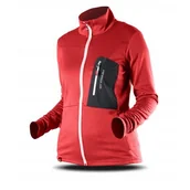 Bluzy sportowe damskie - Bluza damska Trimm Micron Lady Rozmiar: L / Kolor: czerwony - miniaturka - grafika 1