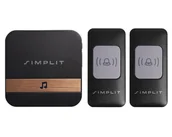 Dzwonki i gongi - Dzwonek Bezprzewodowy 611A 1X Odbiornik 2X Nadajnik - miniaturka - grafika 1