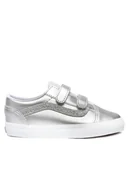 Buty dla dziewczynek - Vans Tenisówki Old Skool V VN000CTG7VF1 Srebrny - miniaturka - grafika 1