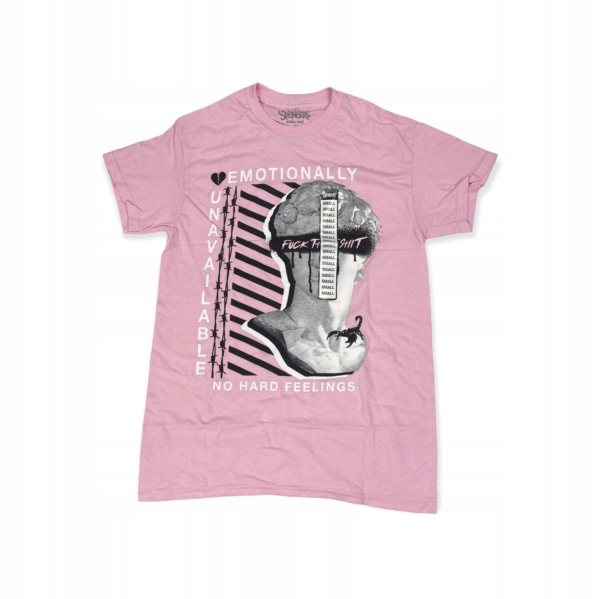 Koszulka T-shirt męski SPENCER'S nadruk napisy L