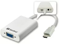 Adaptery i przejściówki - Sandberg HDMI to VGA+Audio Konwenter (508-77) - miniaturka - grafika 1