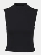 Koszulki i topy damskie - Vero Moda Top Mary 10306899 Czarny Tight Fit - miniaturka - grafika 1