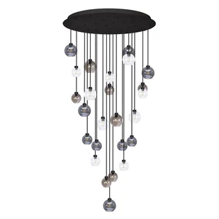 Lampa wisząca z kolorowymi kloszami, na antresolę KP-19 z serii ROTUNDA - Lampy sufitowe - miniaturka - grafika 1