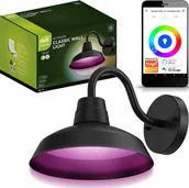 Lampy ogrodowe - Calex Smart Outdoor Classic kinkiet, CCT, RGB - miniaturka - grafika 1