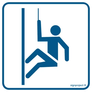 RC012 ŚCIANA DO WSPINACZKI, FN - FOLIA SAMOPRZYLEPNA; (200X200MM) - Systemy ekspozycyjne i znaki informacyjne - miniaturka - grafika 1