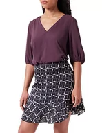 Bluzy damskie - Sisley Damska bluza 54YZLQ027, Nocturnal Purple 35N, XS - miniaturka - grafika 1