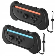 Akcesoria do Playstation - Uchwyt na Joy-Con JYS NS2263 do Nintendo Switch 2 Czarny (2 szt.) - miniaturka - grafika 1