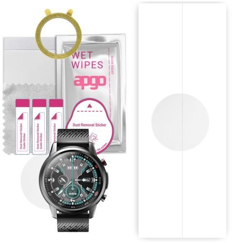 1x folia hydrożelowa ochronna do Watchmark Kardiowatch WF800 - apgo Smartwatch Hydrogel Protection Ochrona na ekran smartwatcha