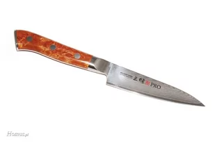 Japoński nóż kuchenny ze stali damasceńskiej PETTY 110 mm - Noże kuchenne - miniaturka - grafika 1