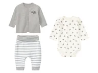 Komplety dla niemowląt - bellybutton Zestaw prezentowy dla noworodka (koszulka + spodenki + body) (62, Szary) - miniaturka - grafika 1